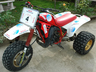 ATC YAMAHA TRI-Z  250 rouge et blanc